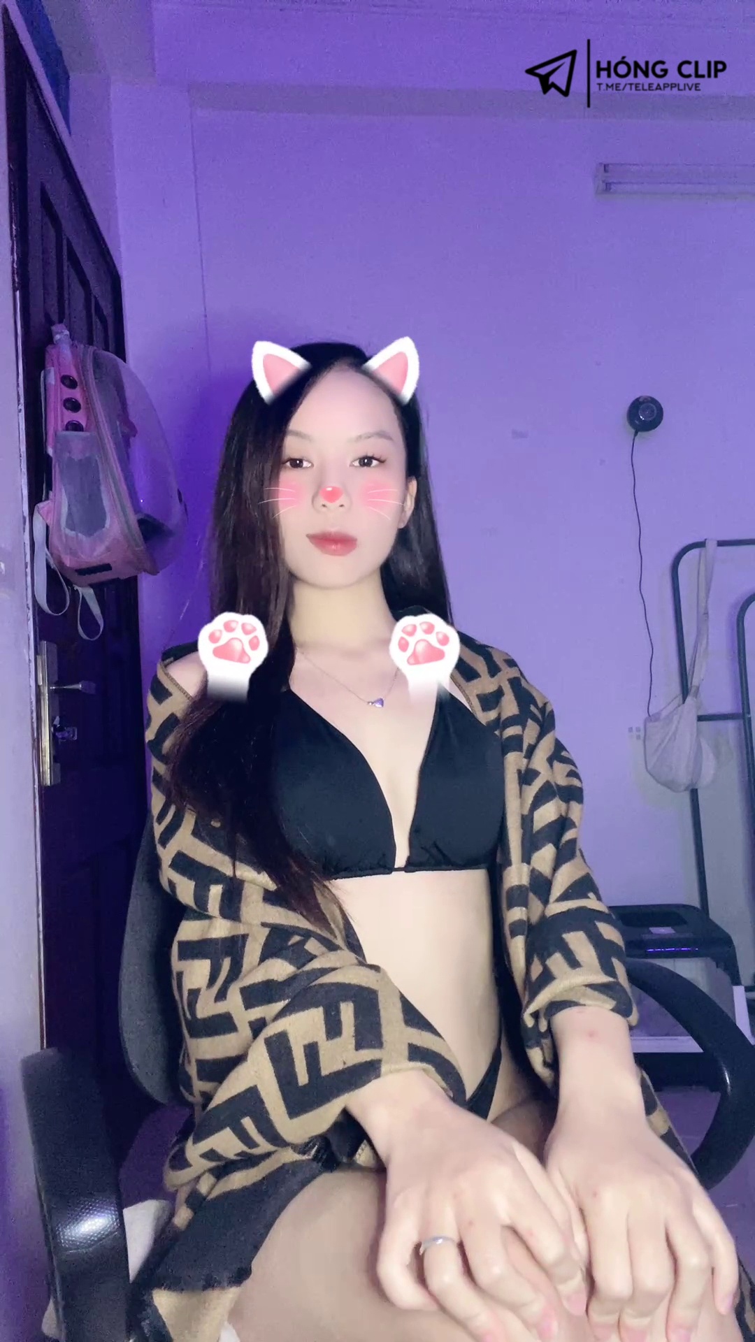 Cáo Xinh YYLive muốn cosplay thành cô hầu gái nứng lön