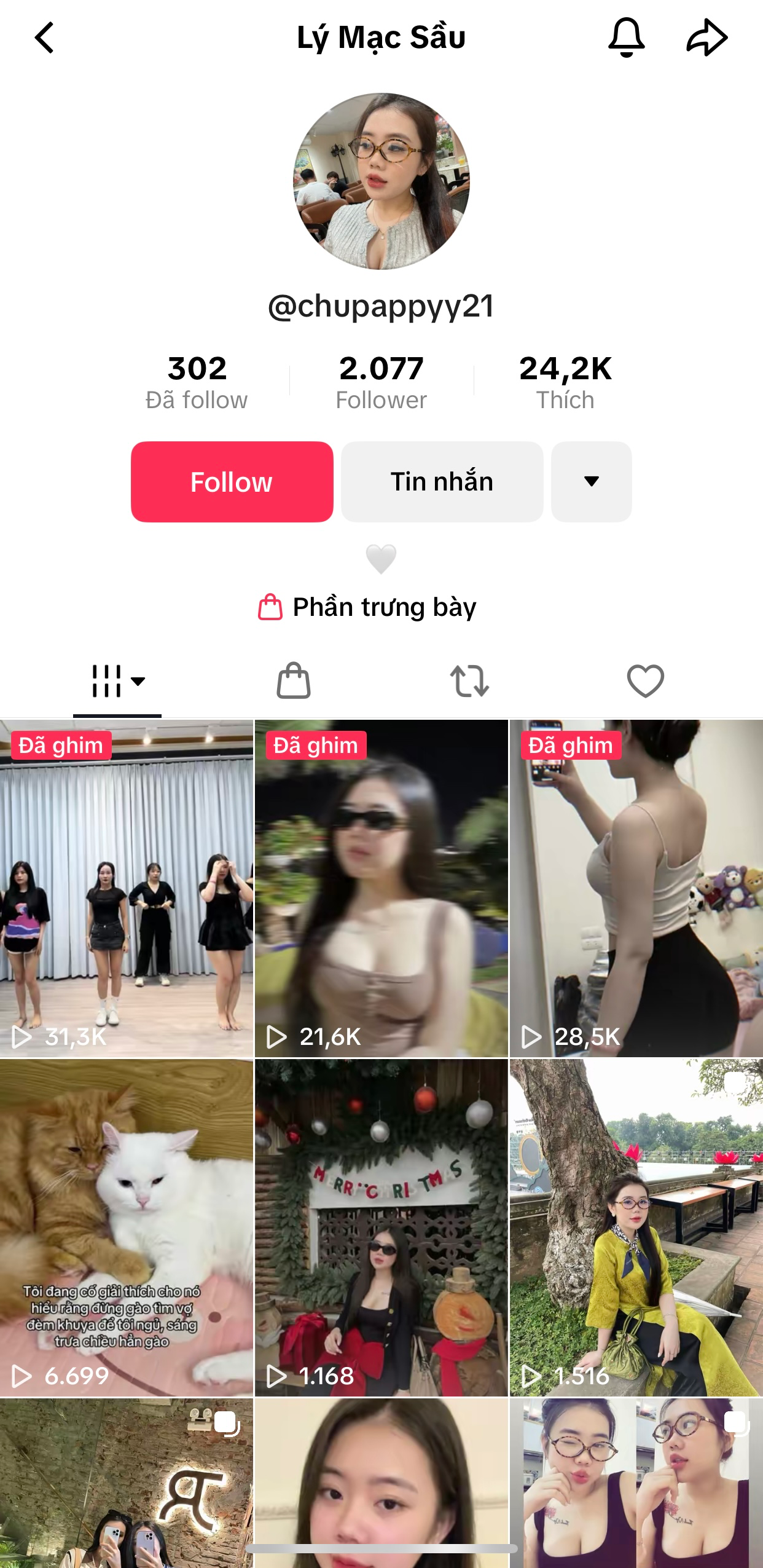 Tiktoker Lý Mạc Sầu bị Lục Triển Nguyên tung clip hot